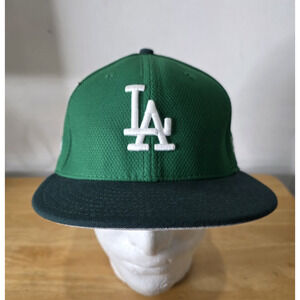 Los Angeles Dodgers New Era St. Patricks Day 59FIFTY Fitted Hat - Green